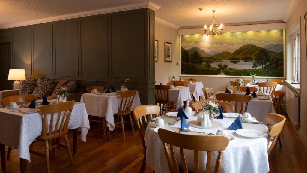 The Adare dining room