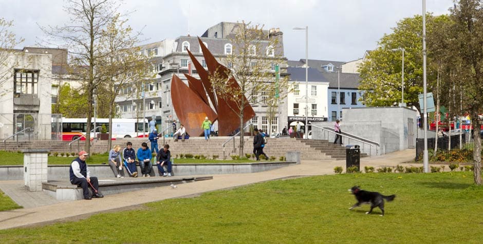 Galway city centre, a short walk from the guesthouse